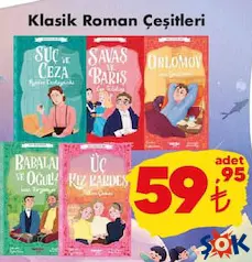 KLASİK ROMAN ÇEŞİTLERİ indirimli fiyat KLASİK ROMAN ÇEŞİTLERİ fiyat ve kampanya bilgisi